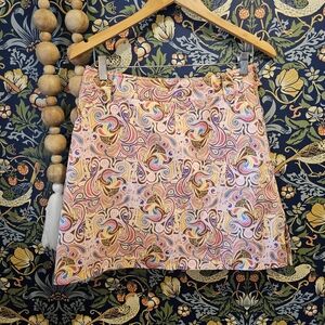 Sport Haley Paisley Gold Skort